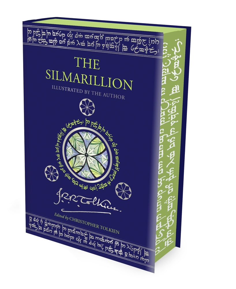 Book cover for The Silmarillion [Illustrated Edition]: Illustrated by J.R.R. Tolkien