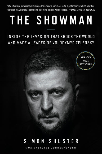 Book cover for Showman: Inside the Invasion That Shook the World and Made a Leader of Volodymyr Zelensky