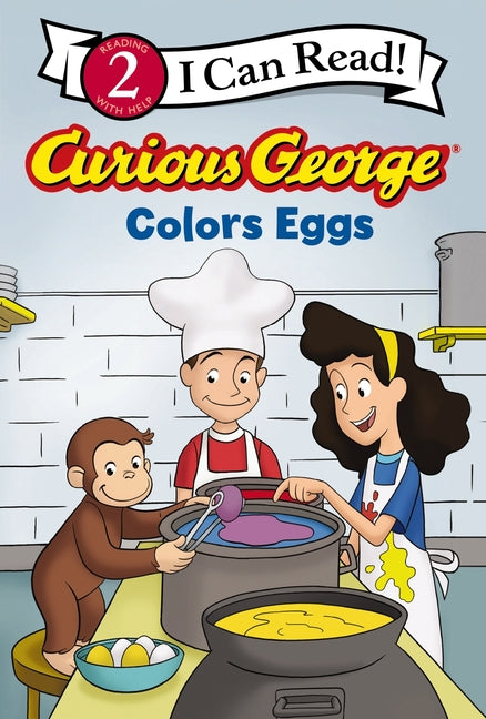 Book cover for Curious George Colors Eggs