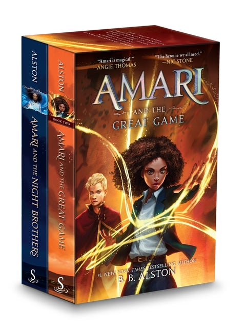 Book cover for Amari 2-Book Paperback Box Set: Amari and the Night Brothers and Amari and the Great Game