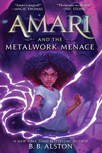 Book cover for Amari and the Metalwork Menace
