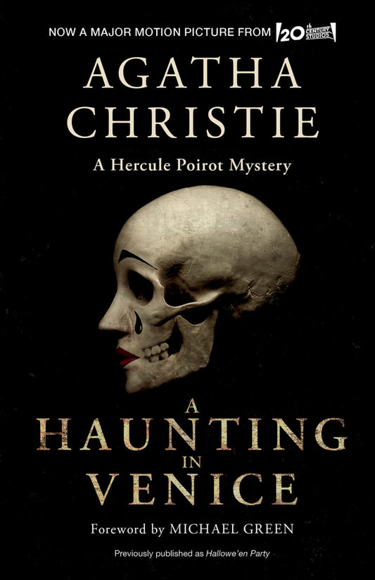 Book cover for A Haunting in Venice [Movie Tie-In]: Originally Published as Hallowe'en Party: A Hercule Poirot Mystery