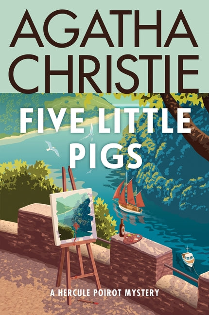 Book cover for Five Little Pigs: A Hercule Poirot Mystery: The Official Authorized Edition