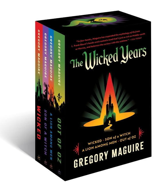 Book cover for Wicked Series Box Set: Wicked / Son of a Witch / Out of Oz / A Lion Among Men