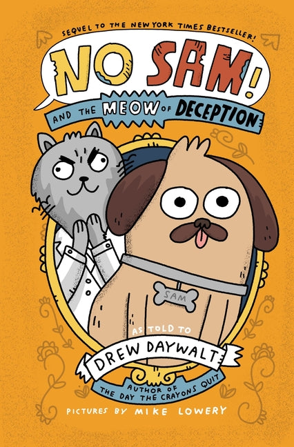 Book cover for No Sam! and the Meow of Deception: A Graphic Novel