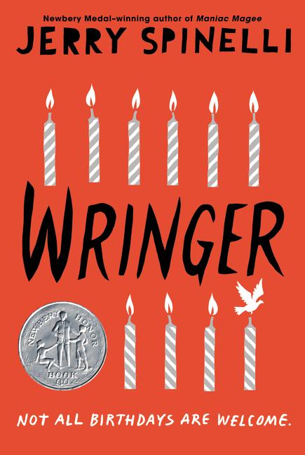Book cover for Wringer: A Newbery Honor Award Winner