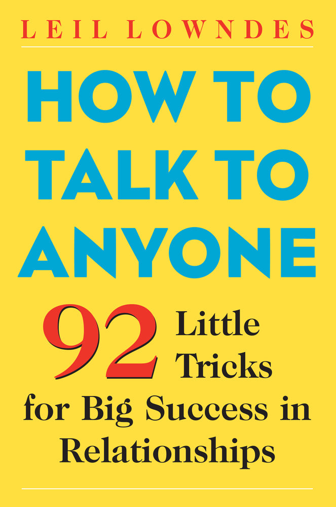 Book cover for How to Talk to Anyone: 92 Little Tricks for Big Success in Relationships