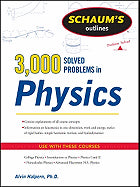 Book cover for Schaum's 3,000 Solved Problems in Physics