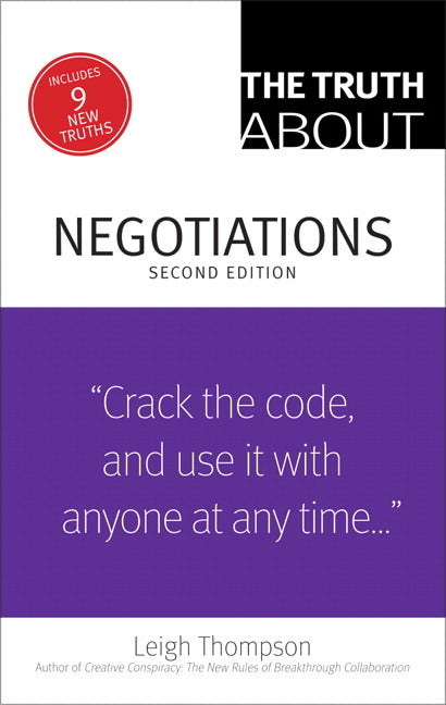 Book cover for Truth About Negotiations