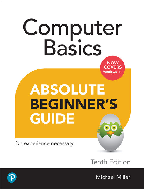 Book cover for Computer Basics Absolute Beginner's Guide, Windows 11 Edition
