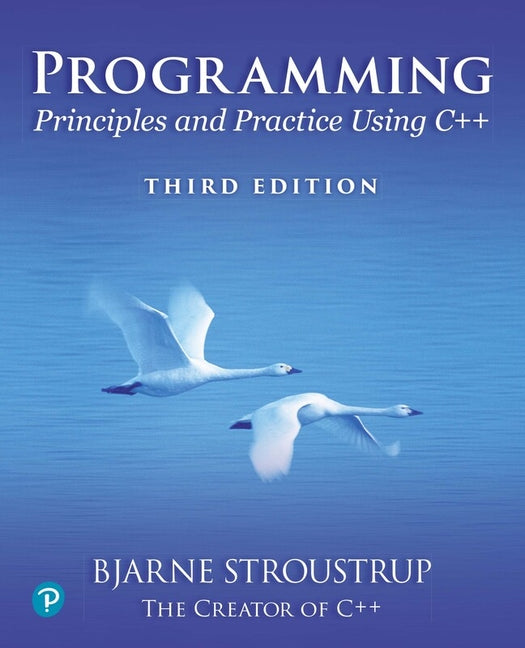 Book cover for Programming: Principles and Practice Using C++