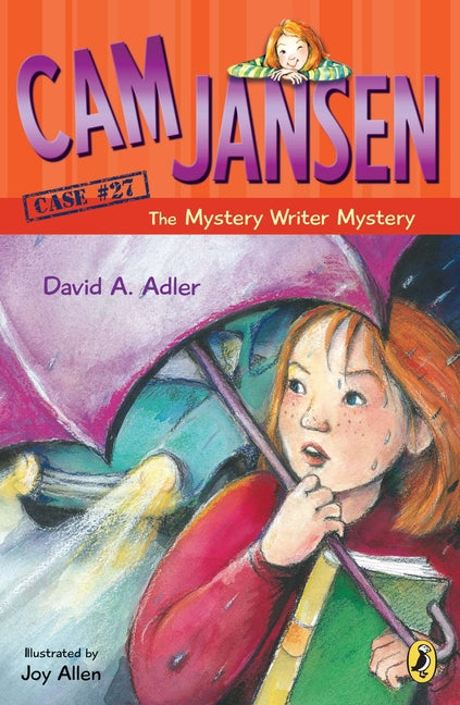 Book cover for CAM Jansen: CAM Jansen and the Mystery Writer Mystery #27