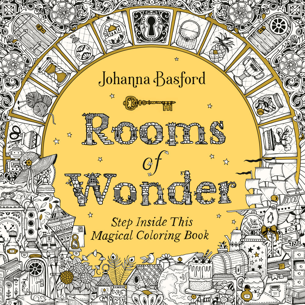 Book cover for Rooms of Wonder: Step Inside This Magical Coloring Book