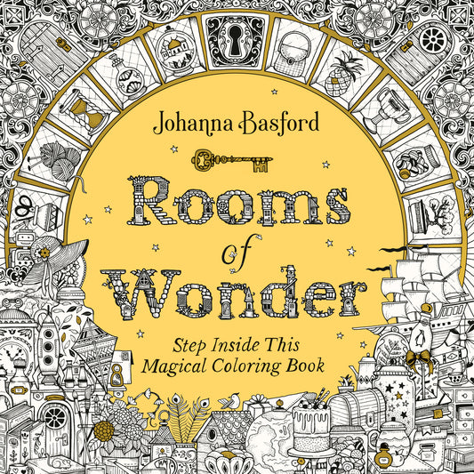 Book cover for Rooms of Wonder: Step Inside This Magical Coloring Book