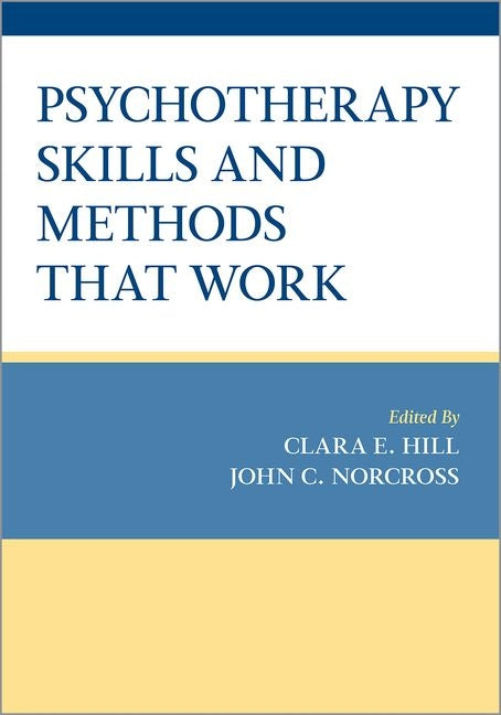 Book cover for Psychotherapy Skills and Methods That Work