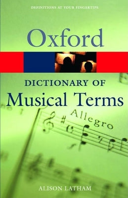 Book cover for The Oxford Dictionary of Musical Terms