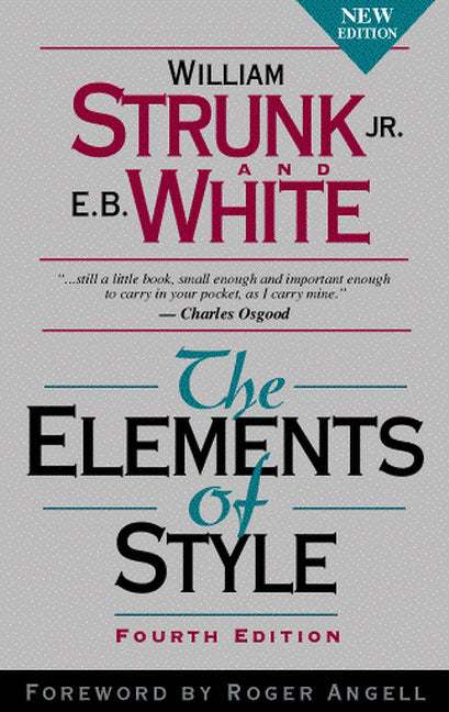 Book cover for Elements of Style (Revised)