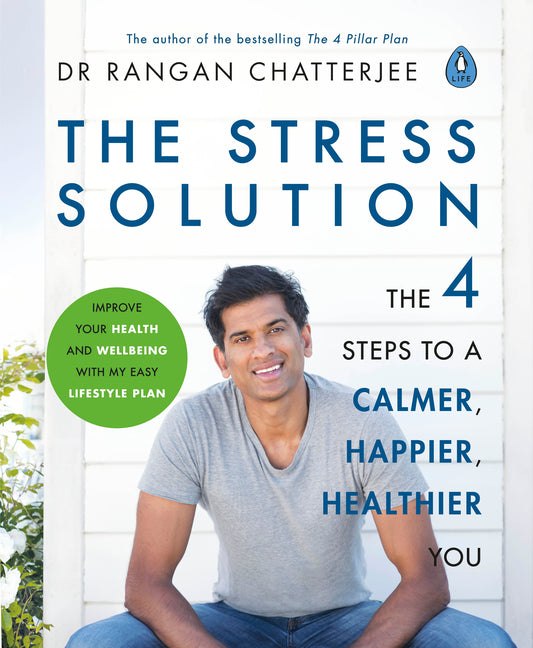 Book cover for Stress Solution: The 4 Steps to Reset Your Body, Mind, Relationships and Purpose