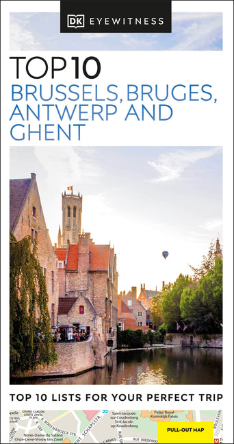 Book cover for DK Top 10 Brussels, Bruges, Antwerp and Ghent