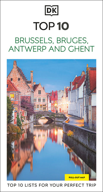 Book cover for DK Top 10 Brussels, Bruges, Antwerp and Ghent