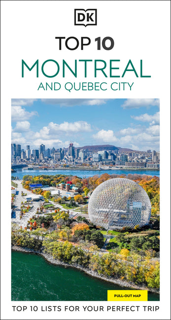 Book cover for DK Eyewitness Top 10 Montreal and Quebec City