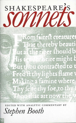 Book cover for Shakespeare's Sonnets
