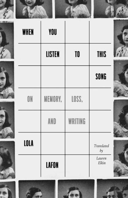 Book cover for When You Listen to This Song: On Memory, Loss, and Writing