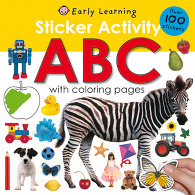 Book cover for Sticker Activity ABC: Over 100 Stickers with Coloring Pages [With Over 100 Stickers]