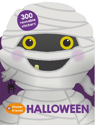 Book cover for Sticker Friends: Halloween: 300 Reusable Stickers