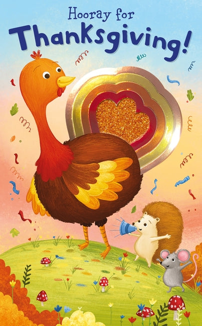 Book cover for Shiny Shapes: Hooray for Thanksgiving!