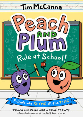 Book cover for Peach and Plum: Rule at School! (a Graphic Novel)