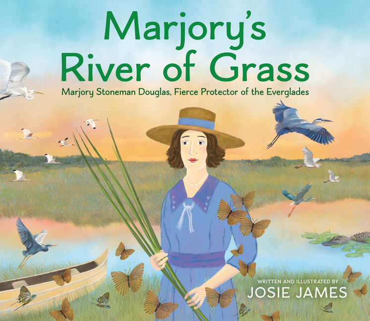 Book cover for Marjory's River of Grass: Marjory Stoneman Douglas, Fierce Protector of the Everglades