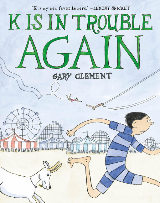 Book cover for K Is in Trouble Again (a Graphic Novel)