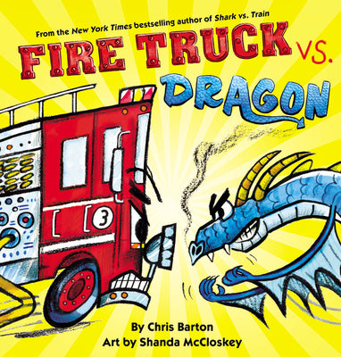 Book cover for Fire Truck vs. Dragon