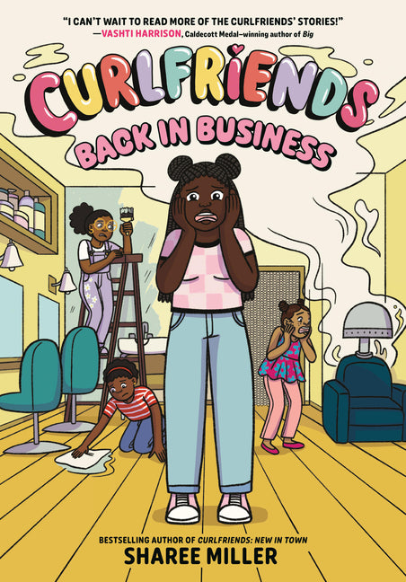 Book cover for Curlfriends: Back in Business (a Graphic Novel)