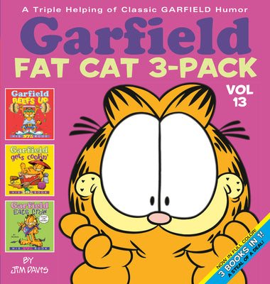 Book cover for Garfield Fat Cat 3-Pack #13: A Triple Helping of Classic Garfield Humor