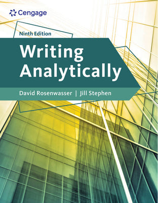 Book cover for Writing Analytically