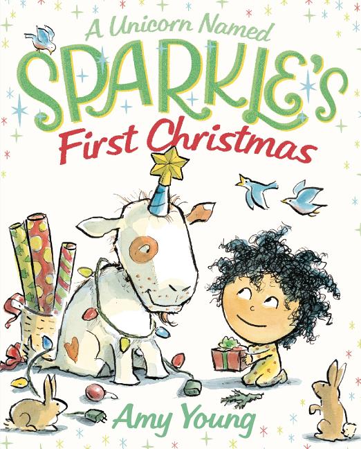 Book cover for Unicorn Named Sparkle's First Christmas