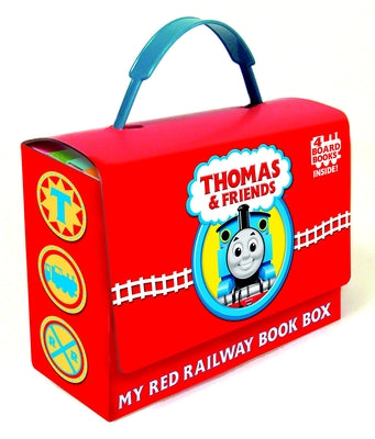 Book cover for Thomas and Friends: My Red Railway Book Box (Thomas & Friends): Go, Train, Go!; Stop, Train, Stop!; A Crack in the Track!; And Blue Train, Green Train