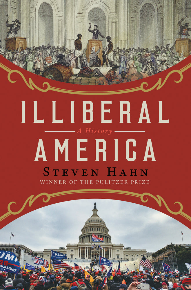 Book cover for Illiberal America: A History