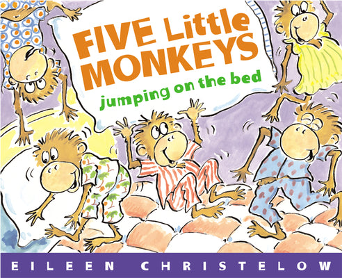 Book cover for Five Little Monkeys Jumping on the Bed
