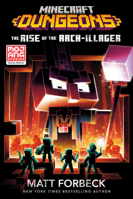 Book cover for Minecraft Dungeons: The Rise of the Arch-Illager: An Official Minecraft Novel