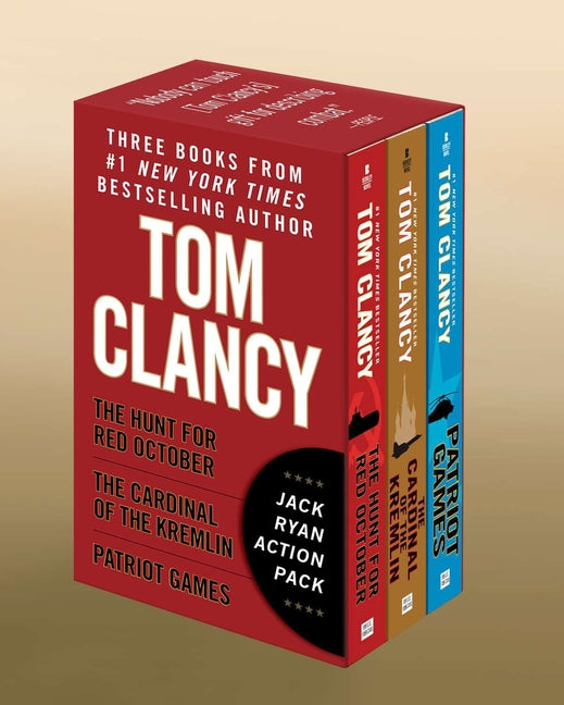 Book cover for Tom Clancy's Jack Ryan Action Pack: The Hunt for Red October/The Cardinal of the Kremlin/Patriot Games
