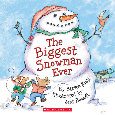 Book cover for The Biggest Snowman Ever