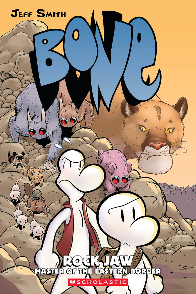 Book cover for Rock Jaw: Master of the Eastern Border: A Graphic Novel (Bone #5): Volume 5