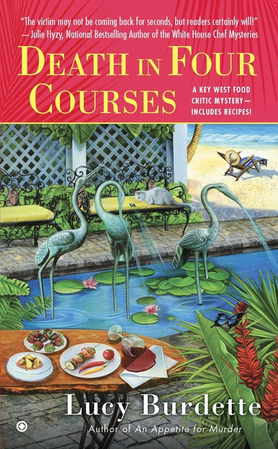 Book cover for Death in Four Courses: A Key West Food Critic Mystery