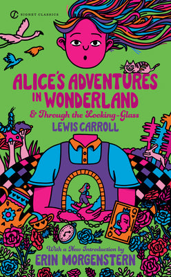 Book cover for Alice's Adventures in Wonderland and Through the Looking-Glass