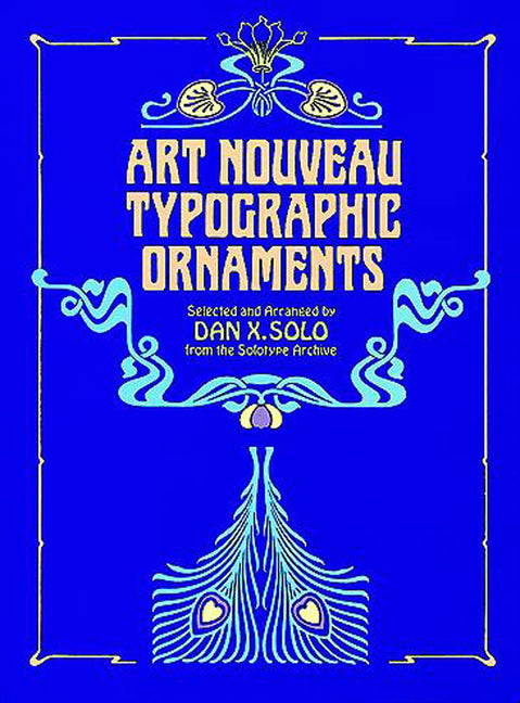 Book cover for Art Nouveau Typographic Ornaments