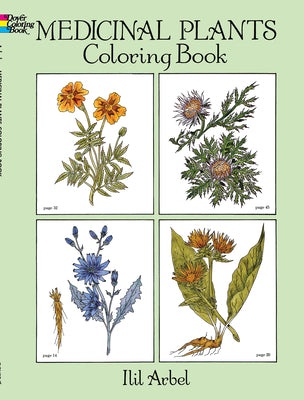 Book cover for Medicinal Plants Coloring Book