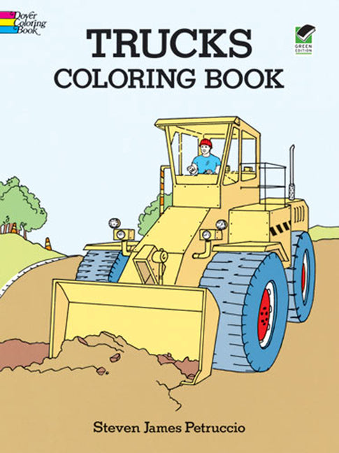 Book cover for Trucks Coloring Book